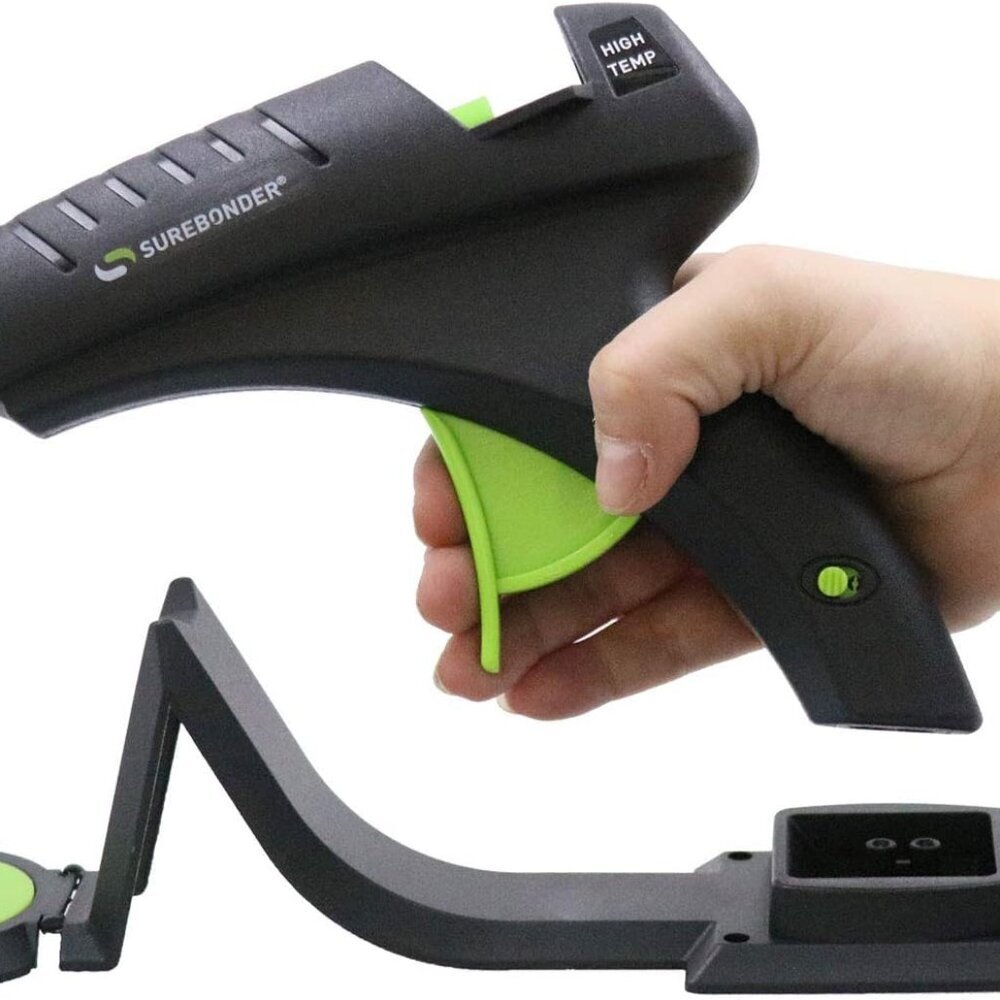 Cordless Hot Glue Gun, High Temperature, Full Size, 60W, 50% More Power - Sturdi